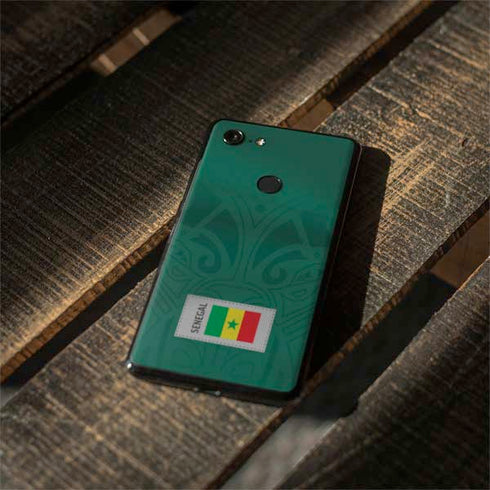 Senegal Soccer Flag Google Pixel 3 Skin